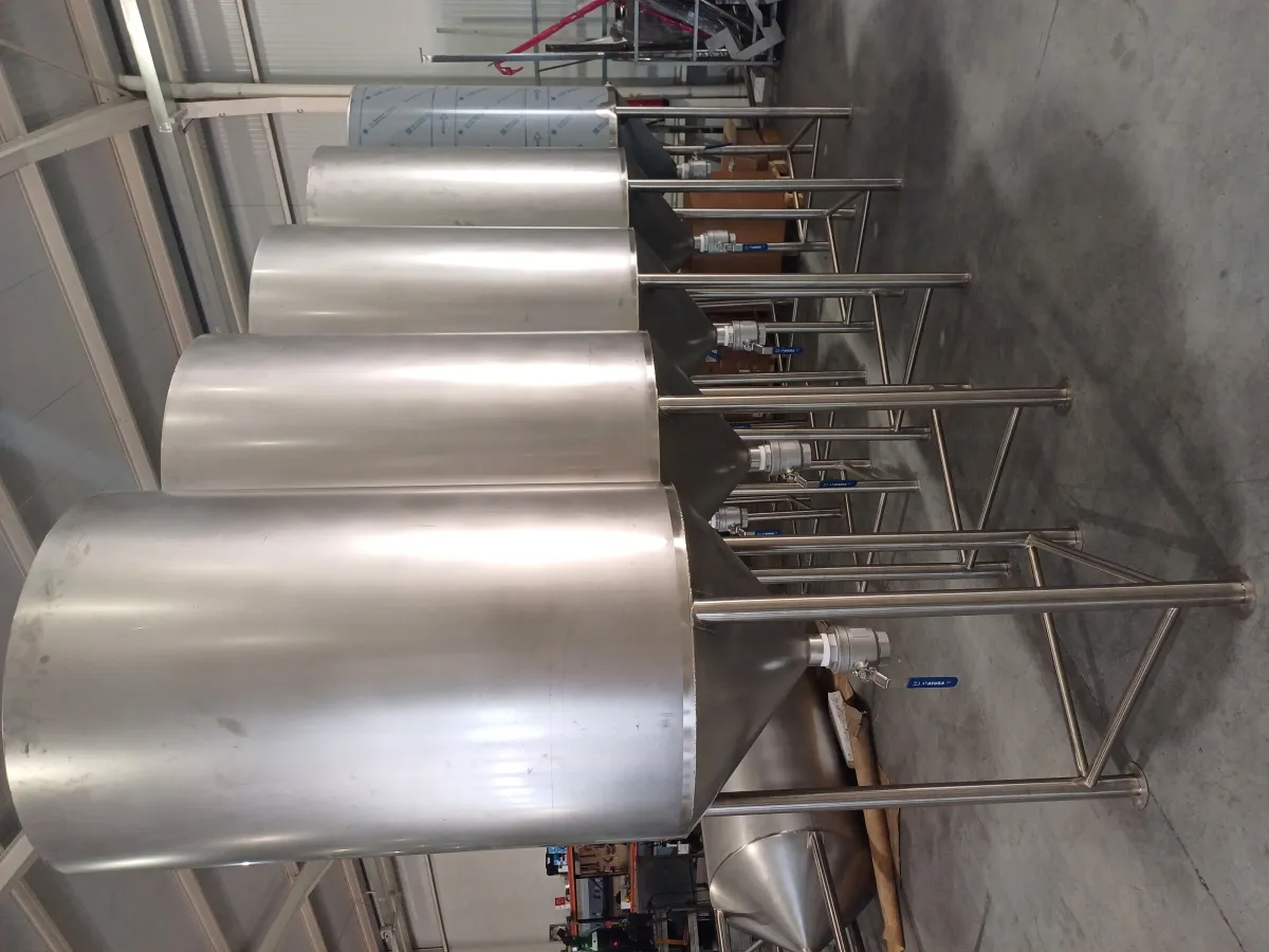 Instalación de acero inoxidable para almazara